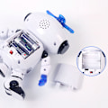 Miniatyrbillede 6 af 8: 360° roterende lysende dansende humanoide robotlegetøj til børn