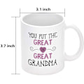 Miniatyrbillede 2 af 5: Mors dags gaver Bedstemor Kaffe Krus, Du sætter den store i Bedstemor Bedste Bi