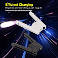 Miniatyrbilde 2 av 10: Universal Joycon Ladegrep for Nintendo Switch, PENJOY Switch Kontrollerholder for Switch Joy Con og tredjepartskontrollere White