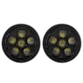 Miniatyrbillede 2 af 11: 1 Par 18W LED Arbejdslys Rundt LED Kørelys Spotlight Passer til Offroad Lastbiler Motorcykler