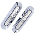 Miniatyrbillede 9 af 11: 10-30V 6LED Side Tail Light Lysende Indikatorlampe IP68 Beskyttelse til Biler Lastbiler Trailere Campingvogne Hvid