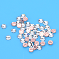 Miniatyrbild 5 av 8: 50 st 4 mm heta diamanter praktiska bländande kläder DIY tillbehör glasmaterial (transparent)