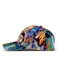 Miniatyrbild 2 av 5: Tryckt basebollkeps, Graffiti Unisex Snapback Hip Hop-hattar C Blue 2