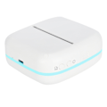 Miniatyrbillede 4 af 10: Mini Printer 200DPI Bærbar 8.8x8.5x3.7cm TypeC Termisk Printer med 800mAh Batteri (Blå)