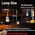 Miniatyrbild 3 av 8: Musiker Unik Musik Gitarr Modell Bas Lava 3D Visuell LED