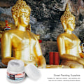 Miniatyrbillede 7 af 10: 100ml Akrylmaling Kunstner Maling Pigment Kunst Håndværk Maling Tegning Maling(Sølv)