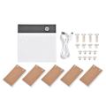 Miniatyrbillede 1 af 10: Håndtegning LED-tavle Bærbar positioneringshul USB Flip Book Kit Maling TilbehørUSB