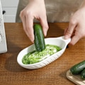 Miniatyrbillede 2 af 5: Avanceret Keramisk Ingefærrivejern. Ergonomisk Design. Stor Størrelse. 7,8 tommer.