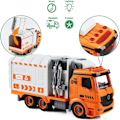 Miniatyrbild 4 av 7: Sopbil Toys, DIY Realistisk Återvinnings Sopbil Leksak med Ljus och Ljud, 4 Soptunnor, Presenter för 3 4 5 6 7 8 År Gamla Pojkar Flickor