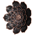 Miniatyrbillede 10 af 10: Røgelseholder i metal, 3 lag, unikt orientalsk look, lotus røgelsebrændere til meditationsrum, yogarum