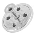 Miniatyrbild 5 av 10: 100 st svampnitar multifunktionella dubbellock svampnitar för bälten väskor hattar skor lädernyckelringar kläder silver
