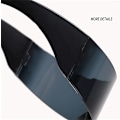 Miniatyrbilde 2 av 7: One Piece Wrap Around Sølv Speil Solbriller Dame Herre Solbriller Shades Solbriller