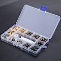 Miniatyrbilde 5 av 10: 120 sett metall trykknapper kit trykknapper trykknapper med festeverktøy for lær, frakk