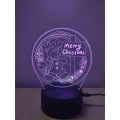 Miniatyrbillede 5 af 7: 3D Ild Dinosaur Natlampe Illusion Soveværelse Lampe med USB Kabel Julegave Fødselsdag Gave til Far Søn Nevø Sønnesøn og kan også bruges til Hjem