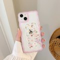 Miniatyrbild 5 av 8: Kompatibel med iPhone 11 Skal Transparent Söt Blommig Kanin