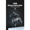 Miniatyrbillede 2 af 8: Trådløs Bluetooth 4.0 Vibrerende Gamepad med Lys til PS4 Berry blue