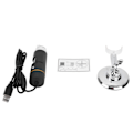 Miniatyrbillede 1 af 10: 300.000 pixels digitalt mikroskop USB HD 1000X PCB forstørrelsesglas med 8 LED-lys og mikroskopstativ