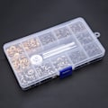 Miniatyrbilde 6 av 10: 120 sett metall trykknapper kit trykknapper trykknapper med festeverktøy for lær, frakk
