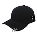 Pikkukuva 3 / 6: Unisex-urheilulippis, Snapback-juoksu, baseball, ulkoilu, kaareva, säädettävä, kesälippis, musta