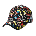 Unisex Graffiti Baseball Cap, K-pop Boys Udendørs Snapback Ha J