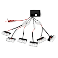 Miniatyrbillede 2 af 11: 6*3 LED Nødlys Advarselslys Bil Instrumentbræt Blinkende Strobe Lys Lampe 1V6