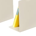Pikkukuva 10 / 10: Kirjanpidike Minimalistinen Kannettava Kirjanpidin Metalliset Kirjatukit Hyllyille Toimistopöydälle Valkoinen