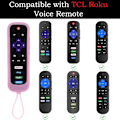 Miniatyrbild 2 av 7: 2-pack fjärrkontrollskydd passar till Roku TV | Onn Roku | TCL Hisense Roku silikon skyddande kontrollhylsa Universal för Roku Express 2021 | Rok D