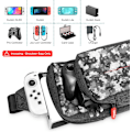Miniatyrbild 3 av 7: Ryggsäck för Nintendo Switch/Lite/OLED/Konsol/Dock/Joy-Cons & Tillbehör, Bärbar Vattentät Nylon Gaming Väska för Män