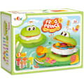 Pikkukuva 6 / 8: Kitchen Creations Leikkielintarvikkeet Playdough -setit lapsille. Esikouluikäisten leikkileipomo Play Dough -setit lapsille, lahja pojille ja tytöille 50 työkalua, 5 yhdistelmäväriä