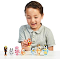 Miniatyrbild 9 av 11: Bluey Figur 4-pack - Familjepaket, Söta Cartoon Minifigurer Dockor Julsemesterpresenter, Överraskande Jul- och födelsedagspresenter för barn pojkar flickor