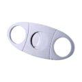 Miniatyrbillede 6 af 7: Cigar Cutter i rustfrit stål - Lommekniv med dobbelt blad - Bærbar sølv