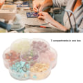 Miniatyrbilde 3 av 6: Helbredende krystaller 7 farger uregelmessig formet boks pakket multifunksjonelle krystallperler for smykkefremstilling DIY