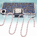 Miniatyrbild 9 av 10: Rhinestone Trim 10yd Oxidationsbeständig Blank Yta Robust Hållbar Utsökt Design Bred Användning Rhinestone Kedja Ljusrosa På Silver