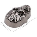 Miniatyrbillede 10 af 10: 20 stk. DIY 15,66 x 25,24 mm Punk Nitte Spikes Gotiske Ornamenter / Sko Tilbehør 88 Ghost Head Gun Farve