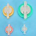 Miniatyrbild 5 av 10: 4 storlekar Pompom Maker Plast DIY Fluff Ball Vävning Handarbete Stickning Verktyg Set