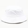 Denim Bucket Hat Unisex Solhatt Bred Brätte Bucket Hat Herr Dam White