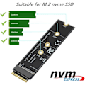 Miniatyrbild 2 av 5: M.2 NVME SSD-konverteradapterkort för uppgradering av MacBook Air (2013-2017)