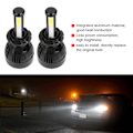 Miniatyrbillede 8 af 11: 2 stk D1 D2 D3 D4 80W Super Lys Bil LED Forlygte Vandtæt Auto Forlygte