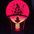 Miniatyrbild 2 av 7: 3D Nattlampa Uchiha Itachi 3D Visual Illusion LED Cha