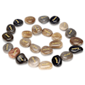 Pikkukuva 2 / 10: Pebbles Natural Polished Lettering Stones Small Decorative Ornamental River Rocks for Meditation Divination