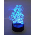 Miniatyrbilde 4 av 7: Card Captor Sakura Anime Rulleskøyte Lasergravert 3D-effekt Akryl LED Skrivebordslampe