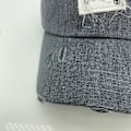 Miniatyrbild 5 av 5: Hatt Nisch Hål Broderad Justerbar Baseballkeps För Män A Grey