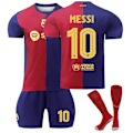 Pikkukuva 1 / 2: 24-25 Barcelona kotipeli jalkapallopaidat Lasten jalkapalloasu No.10 Mess 28