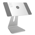 Pikkukuva 9 / 10: IOS-tabletin jalusta, hopea, magneettinen alumiiniseos, liukumaton silikoninen tabletin pidike 10,9 tuuman, 11 tuuman ja 12,9 tuuman laitteille