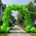 Miniatyrbillede 7 af 8: 130 stk. grønne balloner i forskellige størrelser 18\" 12\" 10\" 5\" ballonbue guirlande sæt perfekt til fødselsdagsfest, dimission, babyshower, bryllup, ferie D Green