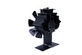 Miniatyrbillede 5 af 5: Pejseventilator for Bedre Varmefordeling, 8 Blade Sort
