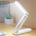 Foldable Wireless LED Desk Lamp, Dimmable Table Lamp with 3 Brightness Levels, Eye-Friendly Table Lamp