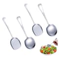 Serving Spoons - yd - Stainless Steel - 4 Pieces - Elegant Design - Corrosion Resistant