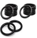 Round Carabiner / Openable Rings 15-pack Black