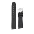 20 mm Rubber Watch Strap for Omega x Swatch Black